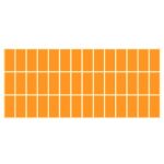 Етикети за цени 23x50 mm 42 етик./лист Оранжев неон