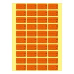 Етикети за цени лв. / EUR 28х16 mm 50л.х40ет./бандерол Оранжеви