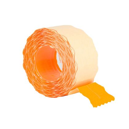 Етикети за маркиращи клещи 26x16 mm 1000 етик./ролка Оранжев неон Етикети за маркиращи клещи 26x16 mm 1000 етик./ролка Оранжев неон