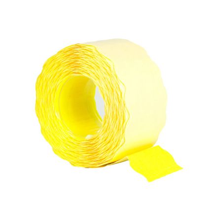 Етикети за маркиращи клещи 26x16 mm 1000 етик./ролка Жълт неон Етикети за маркиращи клещи 26x16 mm 1000 етик./ролка Жълт неон