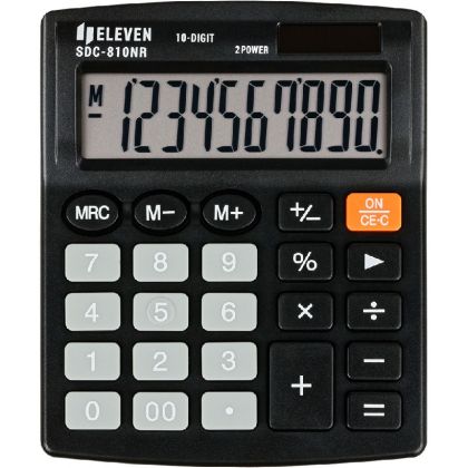 Калкулатор Eleven SDC 810N Настолен, 10-разряден Калкулатор Eleven SDC 810N Настолен, 10-разряден