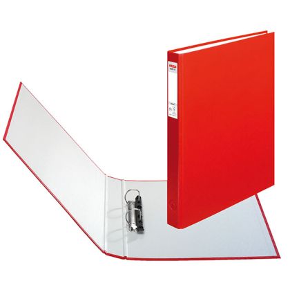 Класьор с два ринга Herlitz PP, рингове Ф25 mm, A4 4 cm Червен Класьор с два ринга Herlitz PP, рингове Ф25 mm, A4 4 cm Червен