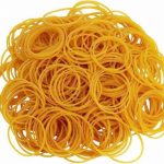 Ластици Viva 1000 g Ф80 mm, Жълти