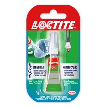Лепило Loctite Super Bond Universal Моментно 3 g в блистер Лепило Loctite Super Bond Universal Моментно 3 g в блистер