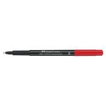 Универсален перманентен OHP маркер Faber-Castell 1525 М 1.0 mm Червен