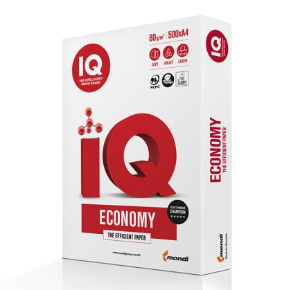 Хартия IQ Economy A4 500 л. 80 g/m2 Хартия IQ Economy A4 500 л. 80 g/m2