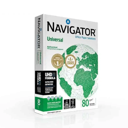 Хартия Navigator Universal A4 500 л. 80 g/m2 Хартия Navigator Universal A4 500 л. 80 g/m2